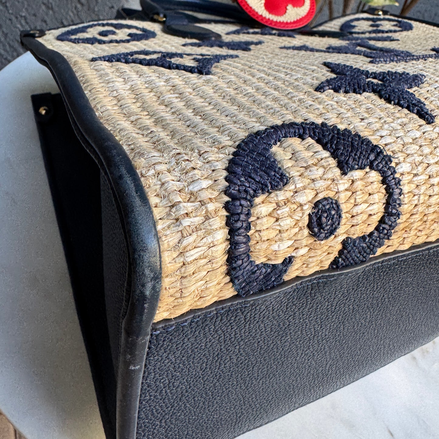 Louis Vuitton Monogram Giant Raffia OnTheGo MM