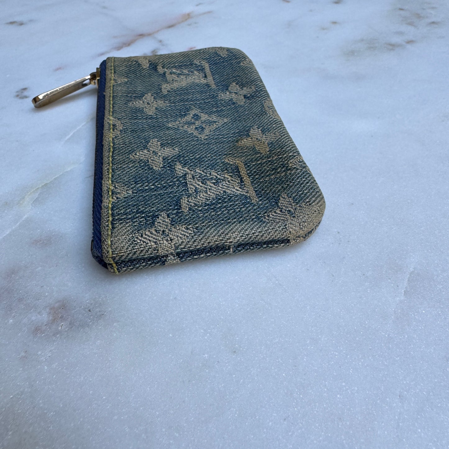 Louis Vuitton Monogram Denim Keychain Pouch