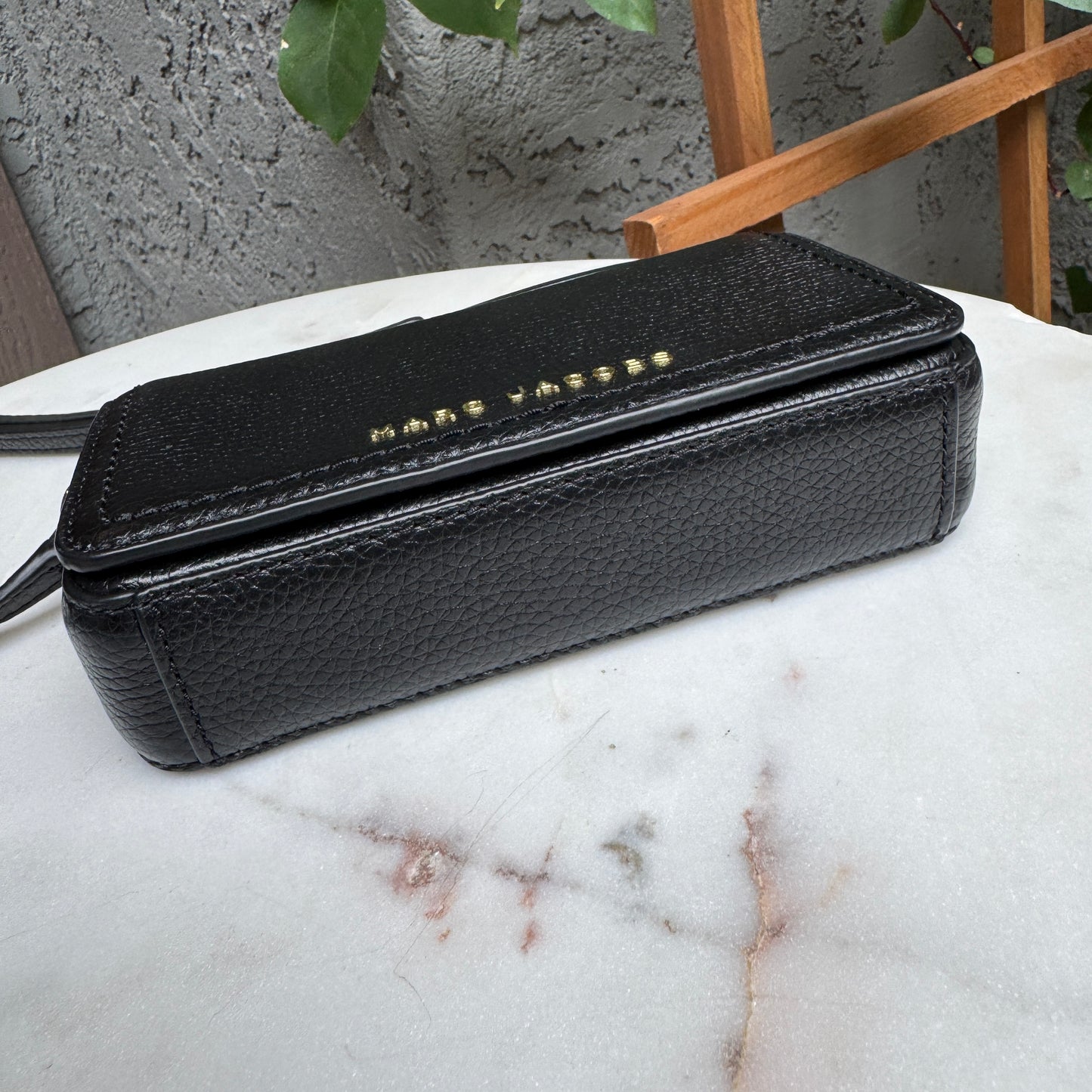 Marc Jacobs Groove Mini Pebbled Leather Flap Crossbody