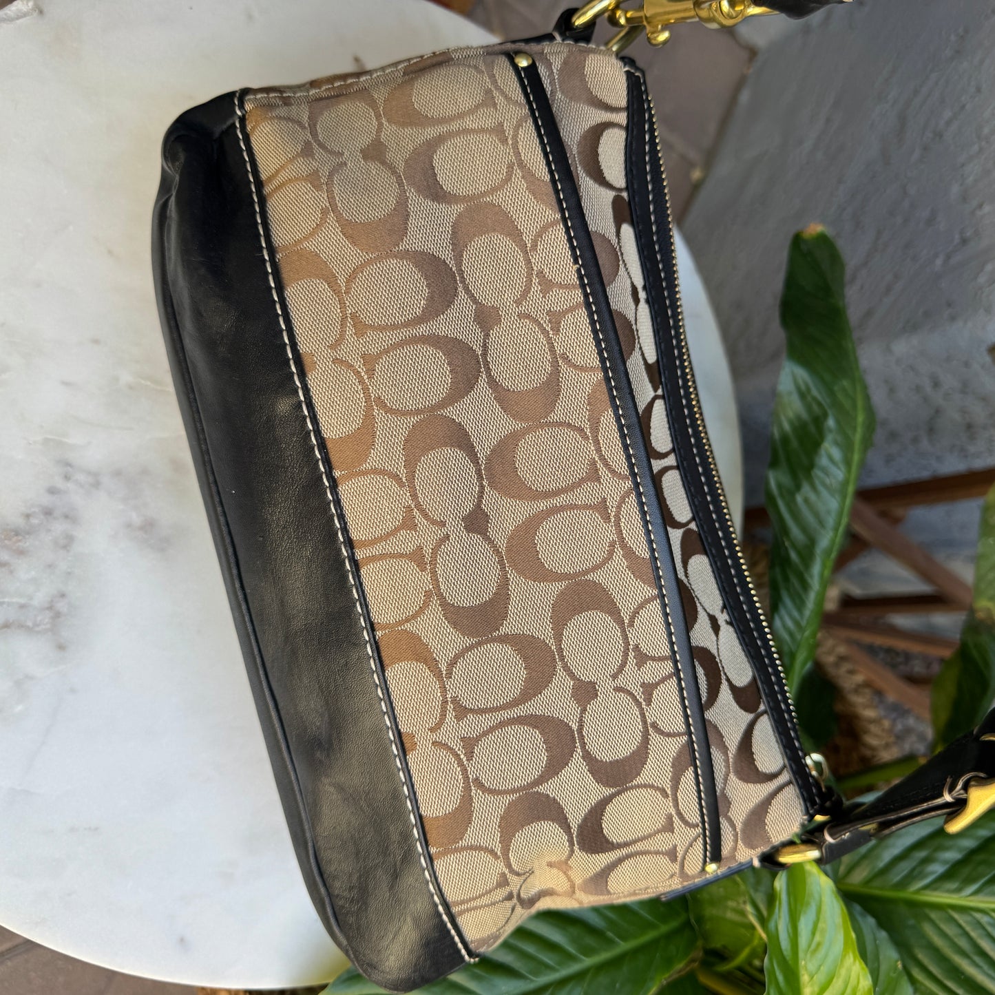 Coach Legacy Signature Shoulder Bag