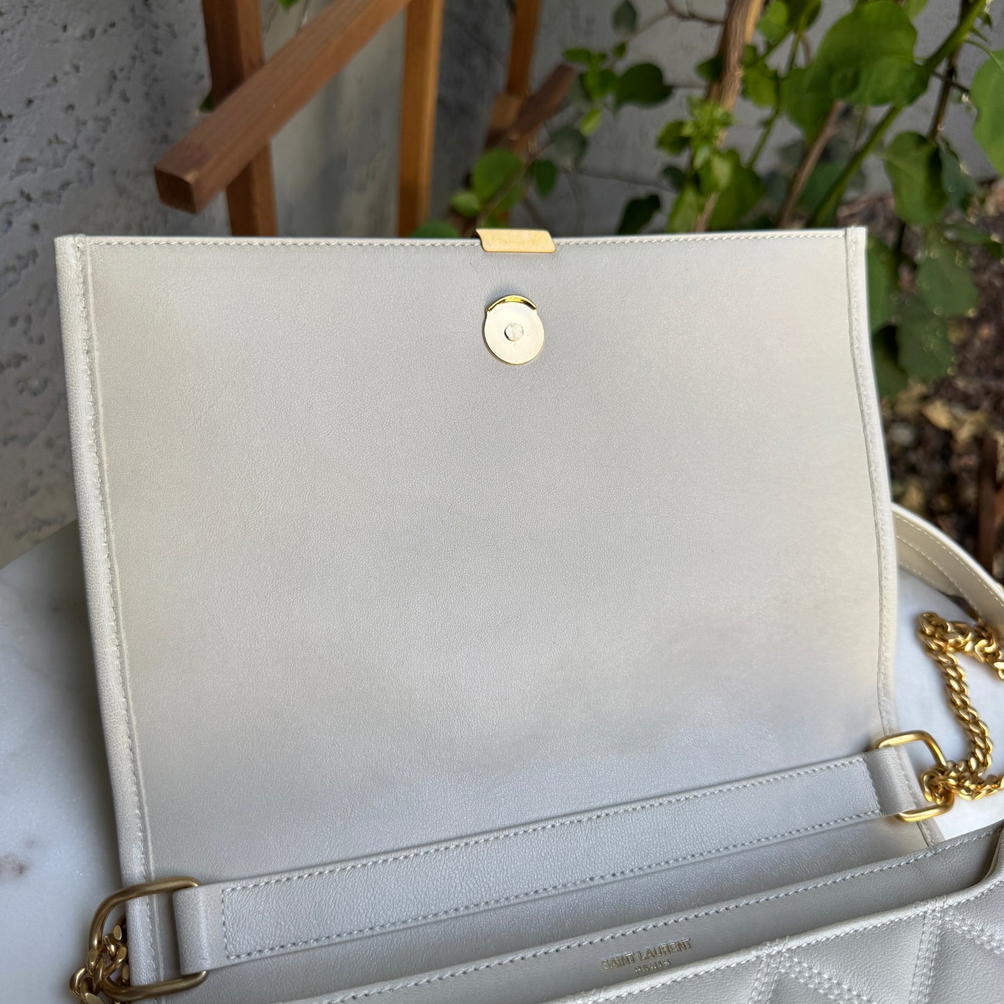 Saint Laurent Quilted Small Becky Shoulder Bag