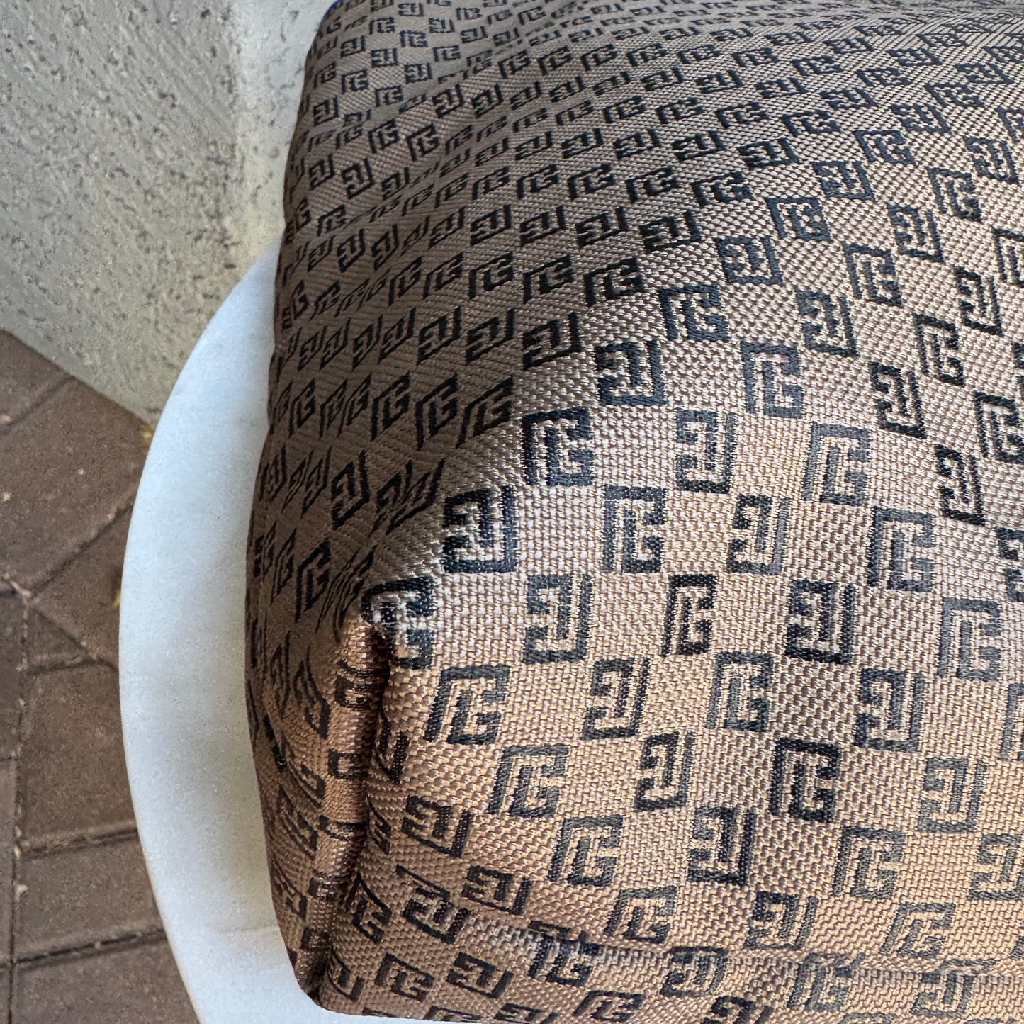 Balmain Monogram Grocery Bag Shopping Tote