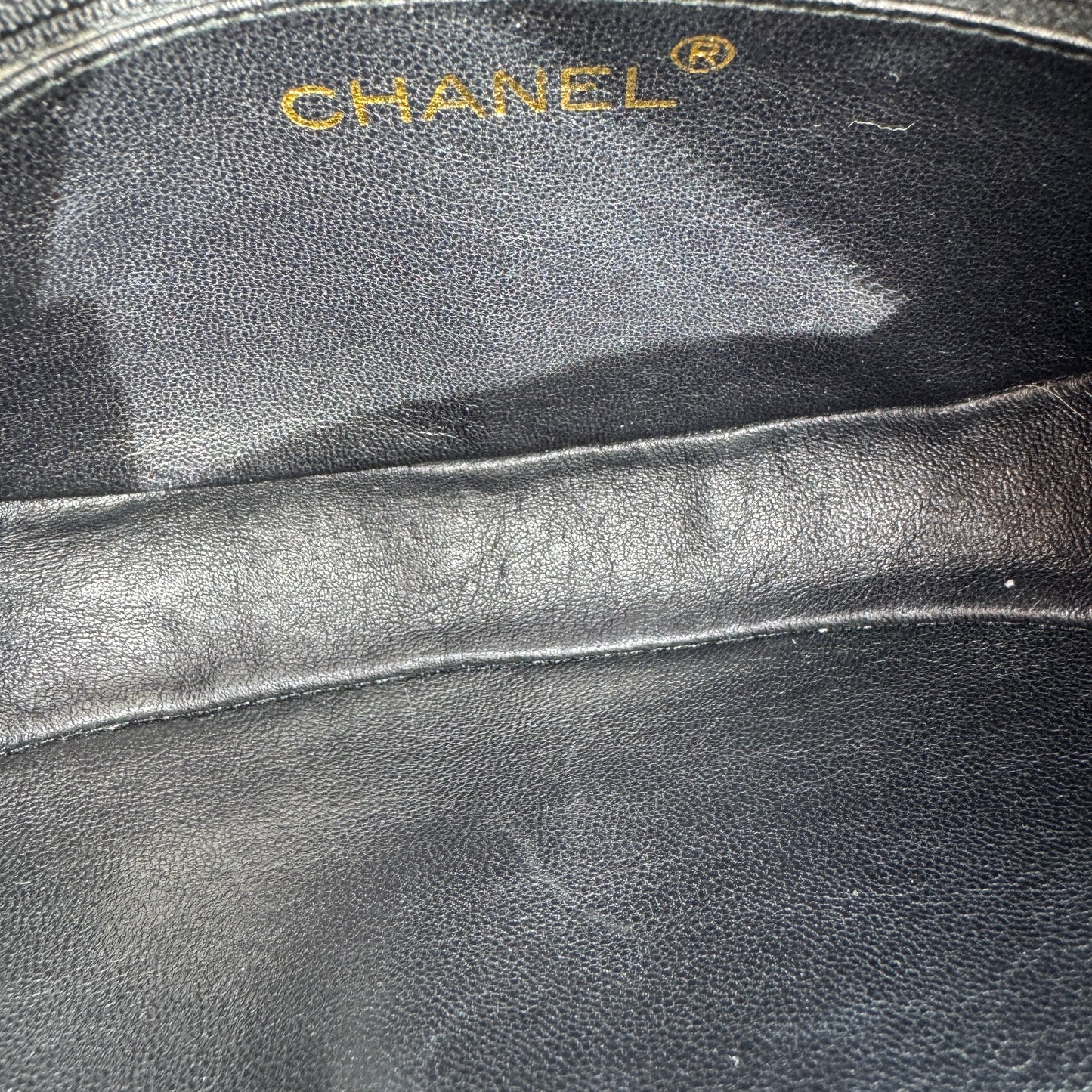 Chanel Vintage CC Tassel Round Lambskin Camera Bag