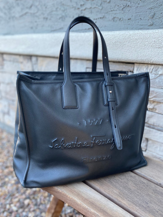 Salvatore Ferragamo Large Soft Leather Tote