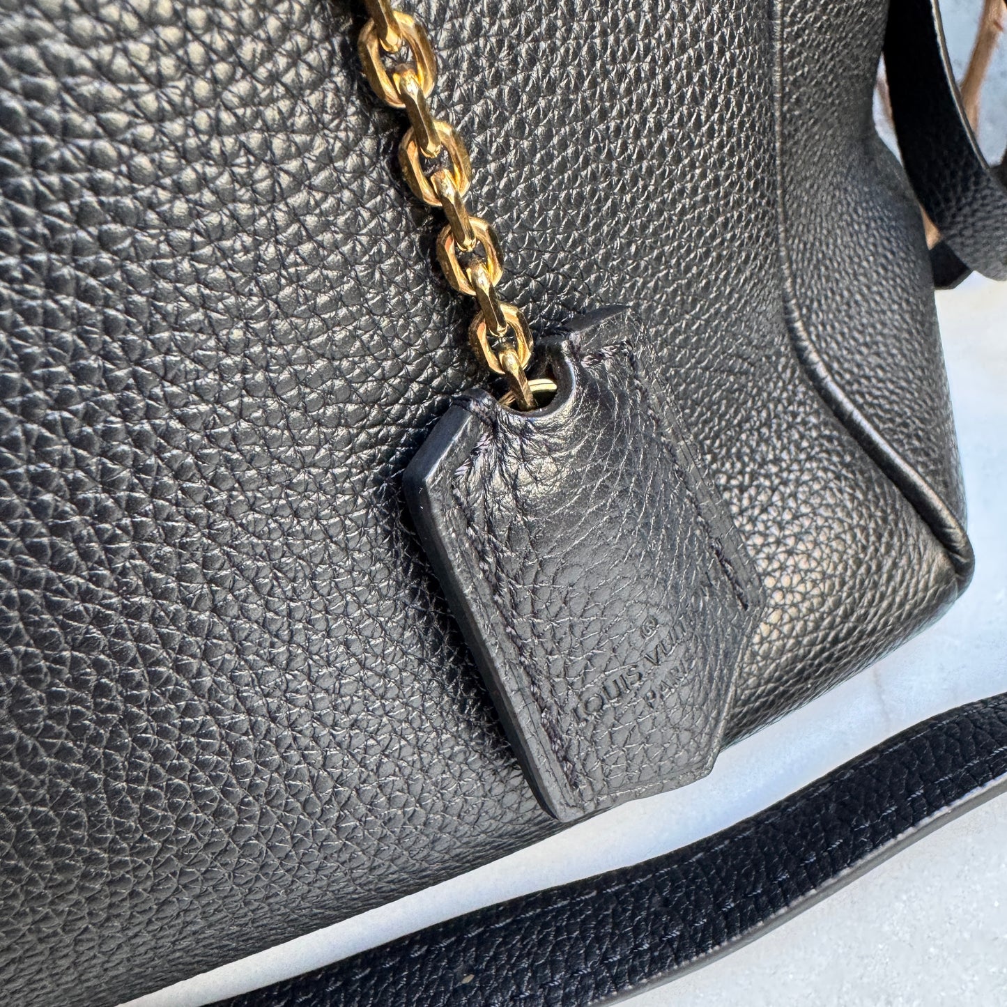 Louis Vuitton Milla MM Leather Tote