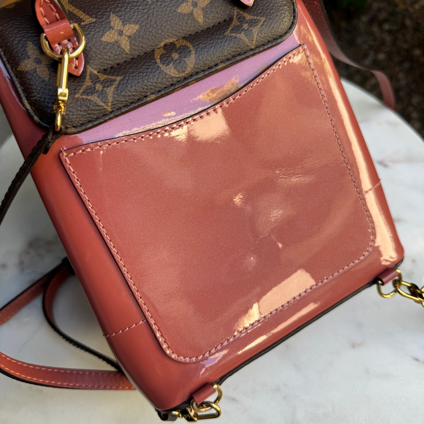 Louis Vuitton Vernis Hot Springs Backpack