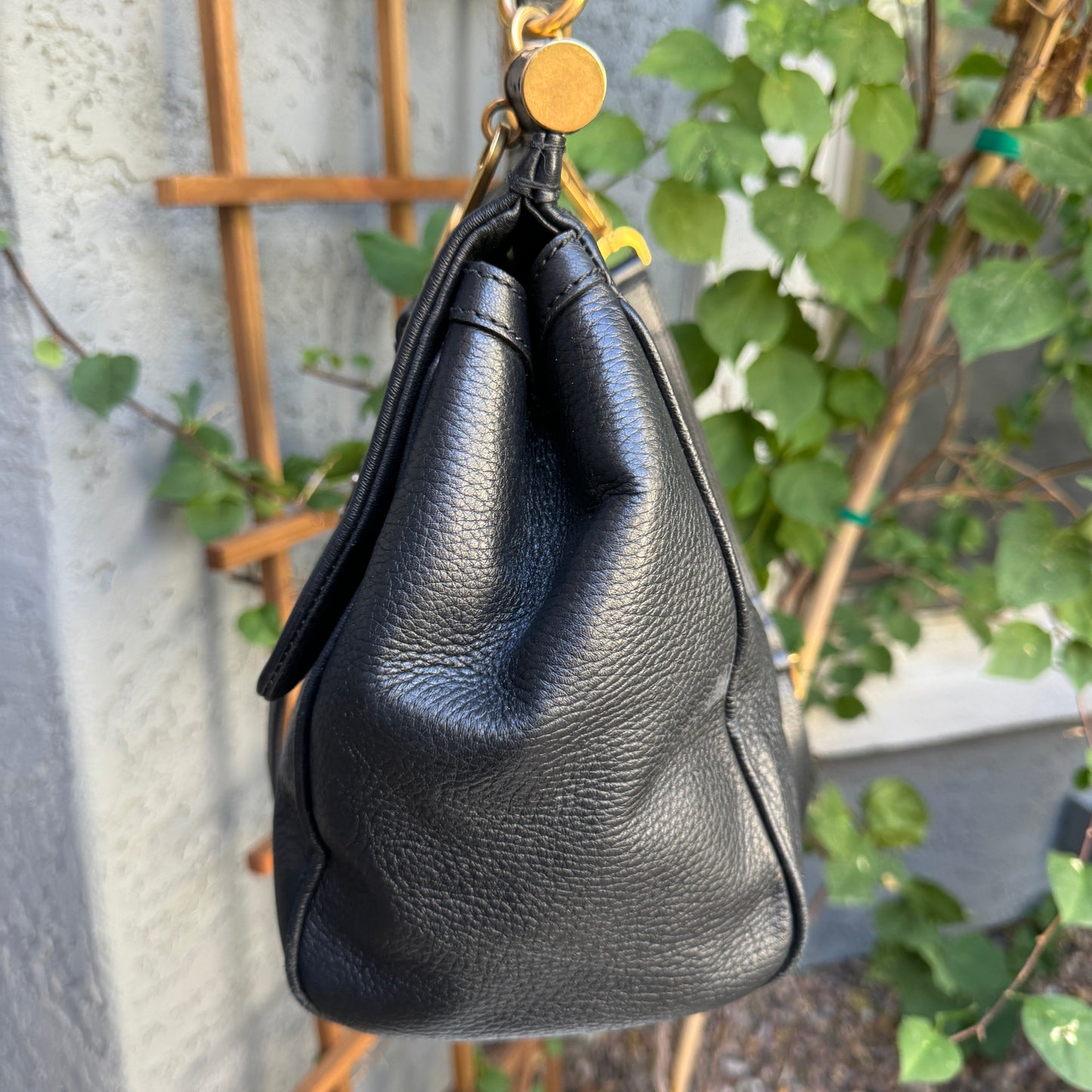 Dolce & Gabbana Large Leather Sicily Shoulder Bag