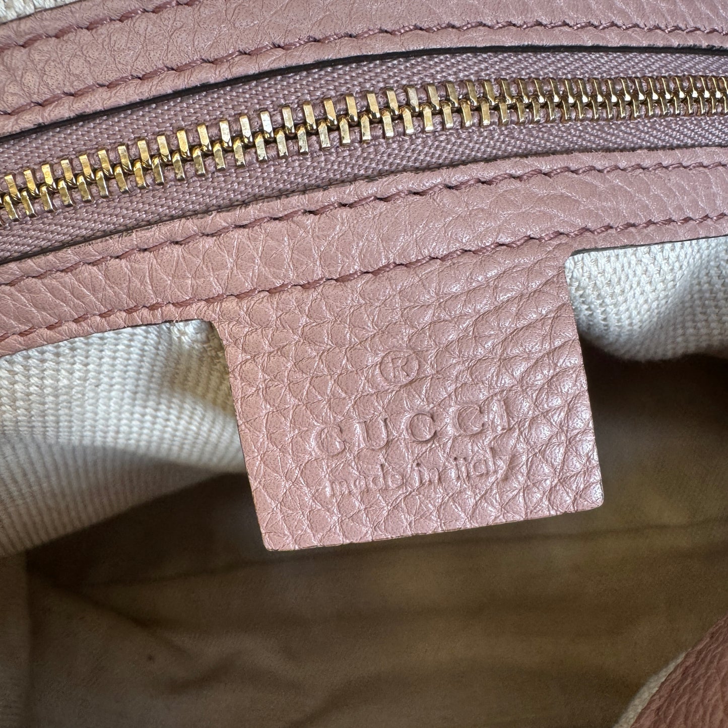 Gucci Soho Convertible Large Leather Hobo