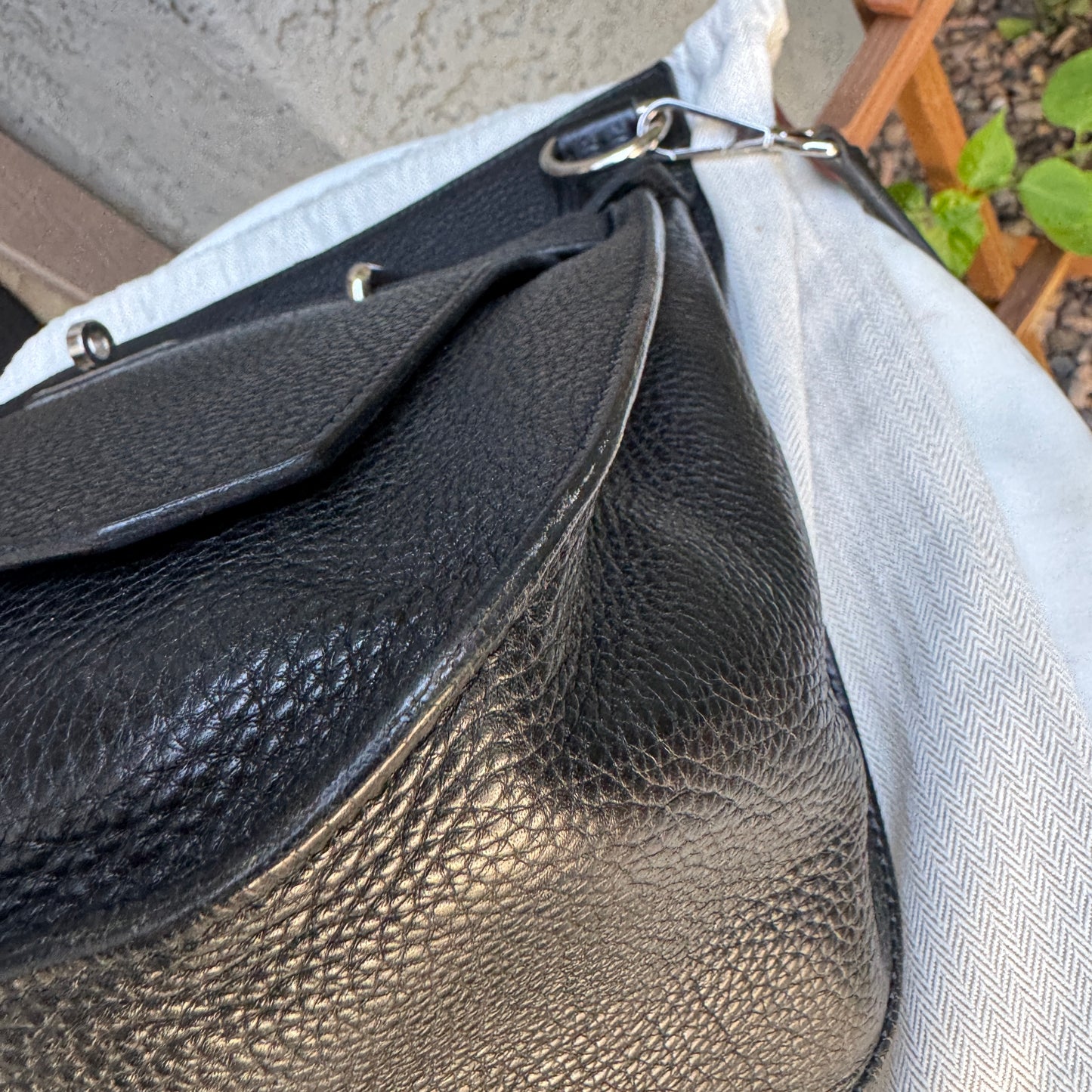 Hermès Togo Leather Jypsiere 34