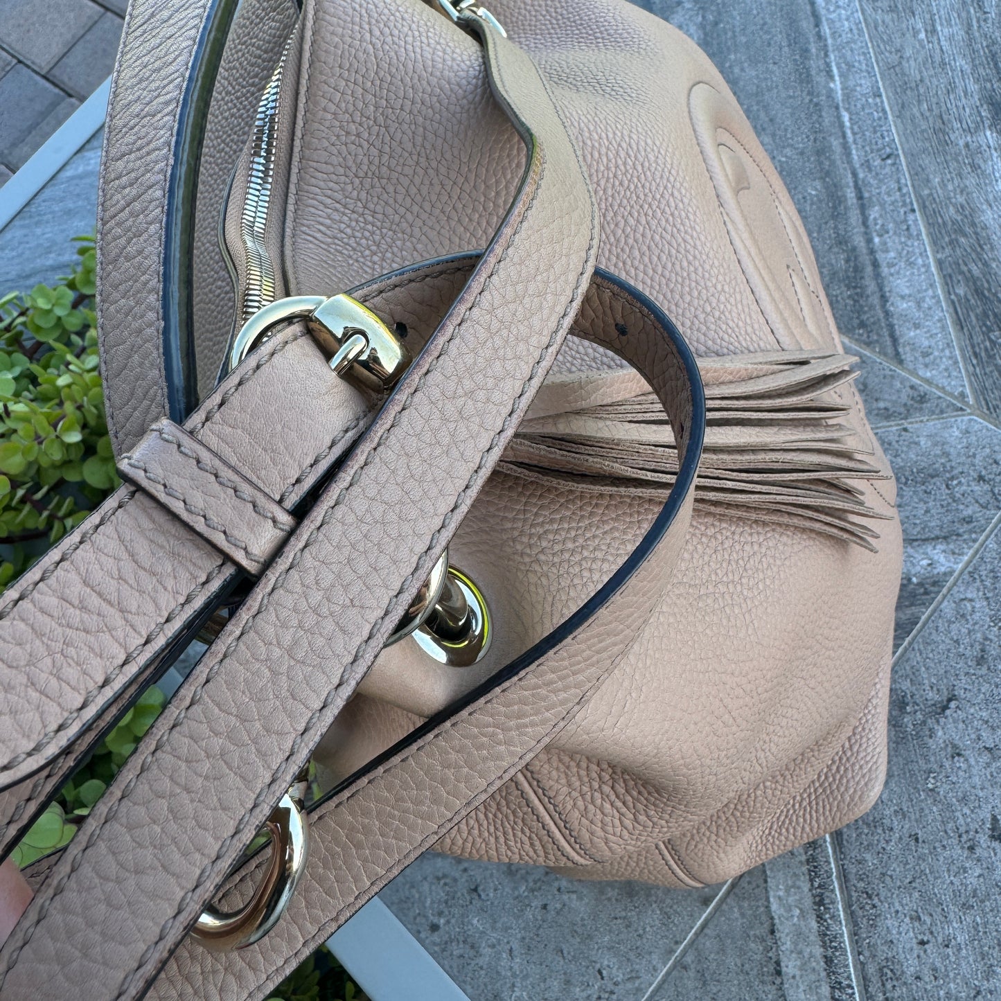 Gucci Leather Large Soho Hobo