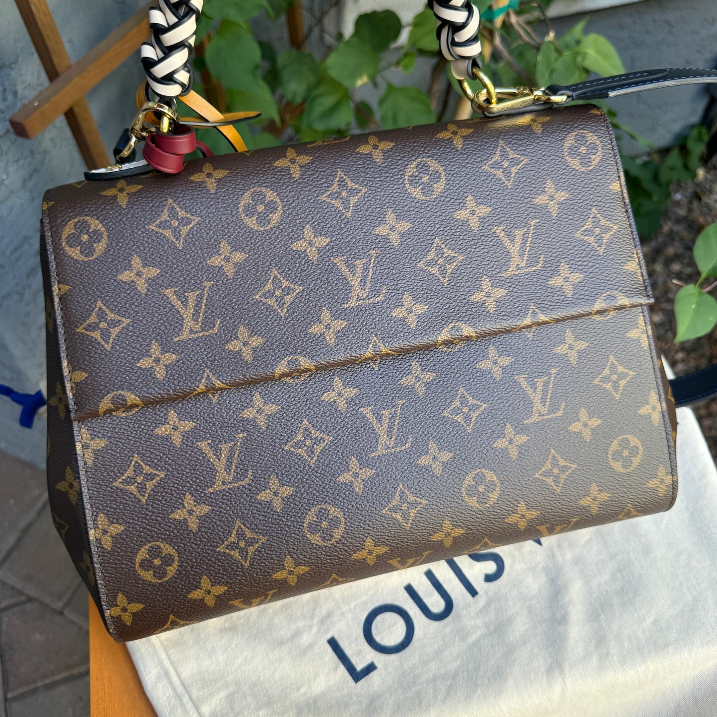 Louis Vuitton Monogram Braided Cluny MM