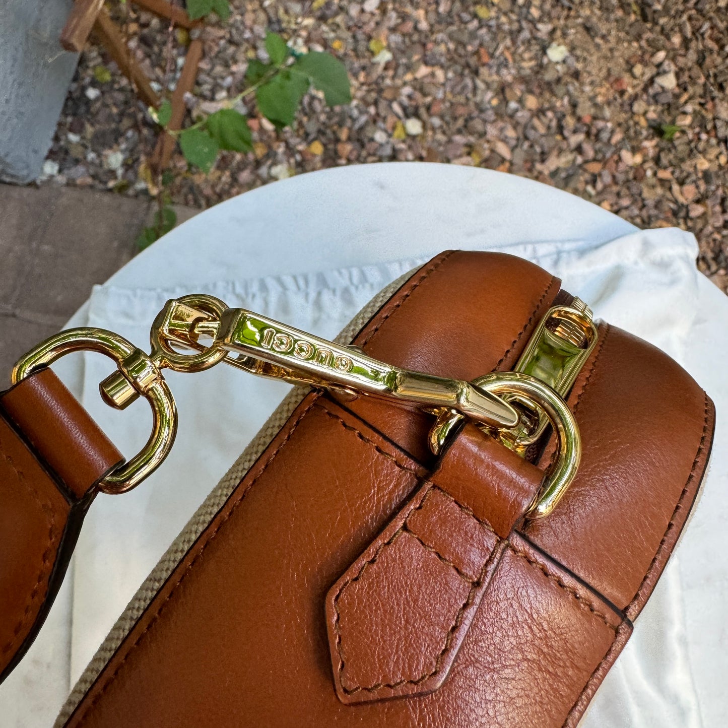 Gucci GG Vintage Canvas Crossbody