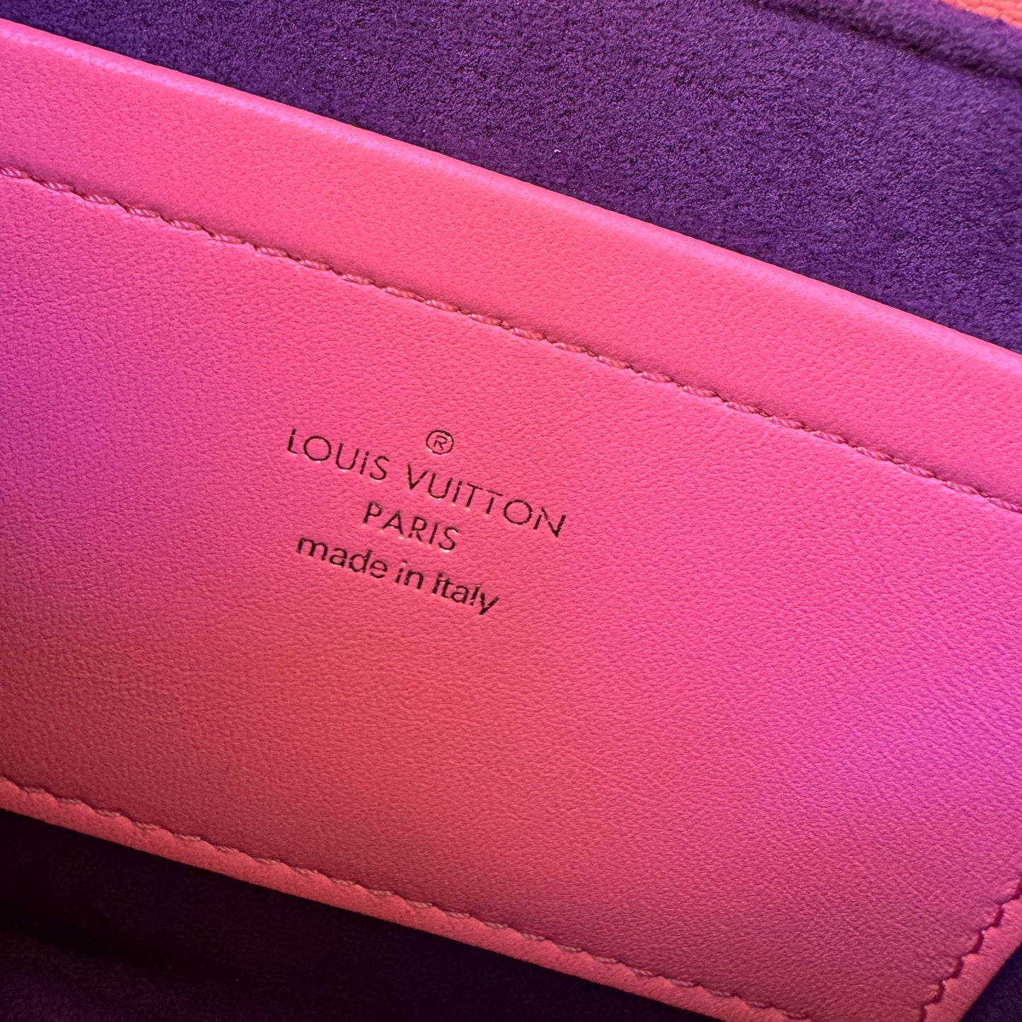 Louis Vuitton Monogram Lambskin Vuittamins Pochette Coussin