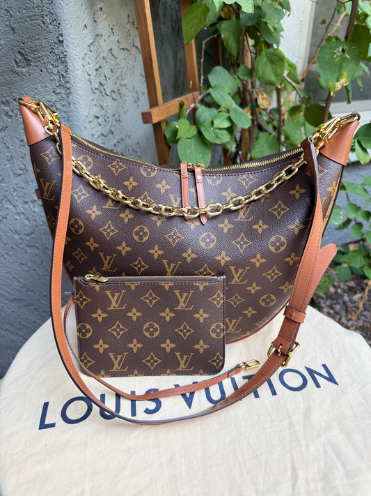 Louis Vuitton Reverse Monogram Loop Hobo Shoulder Bag