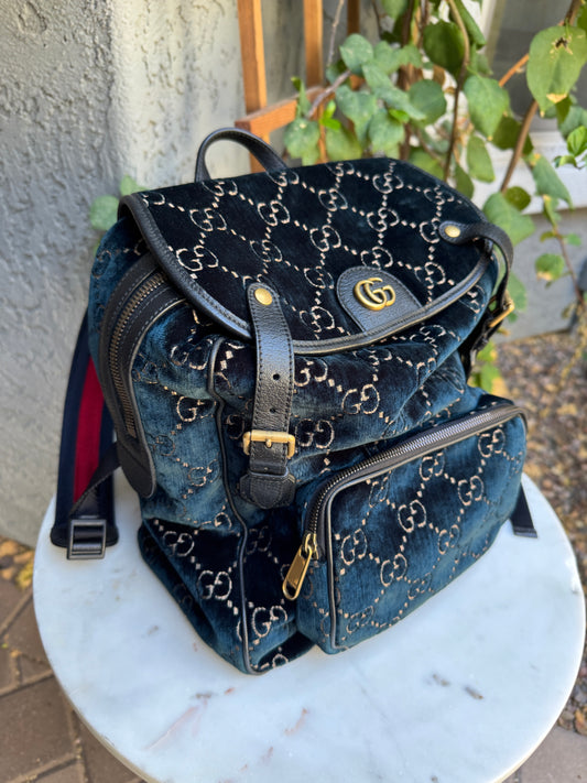 Gucci GG Marmont Velvet Backpack