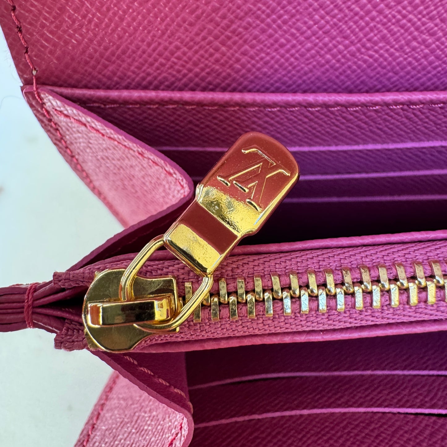 Louis Vuitton Denim Monogram Sarah Wallet