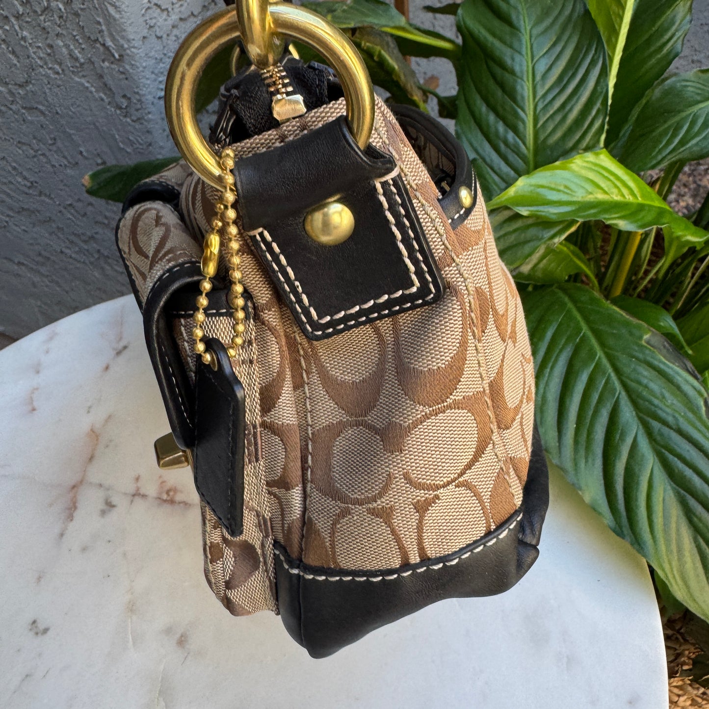 Coach Legacy Signature Shoulder Bag