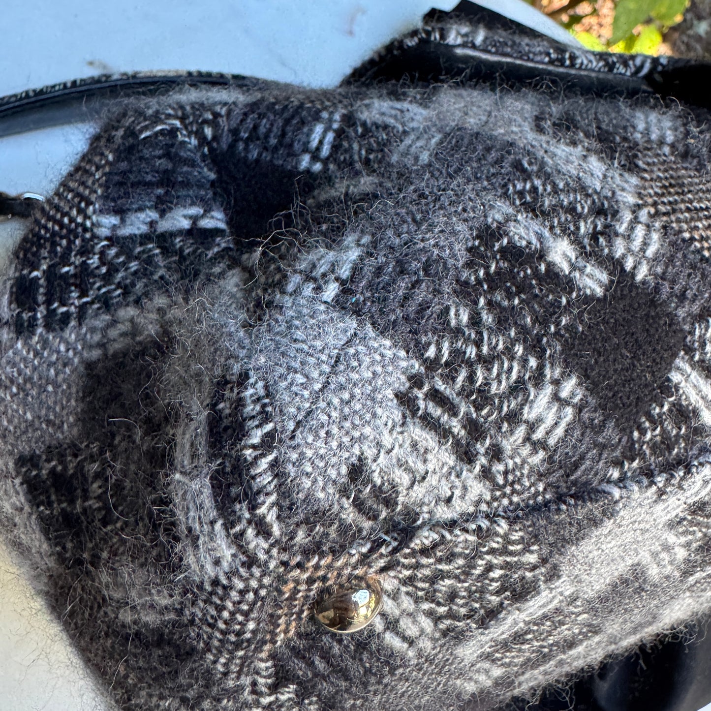 Chanel Tweed CC East West Shoulder Bag