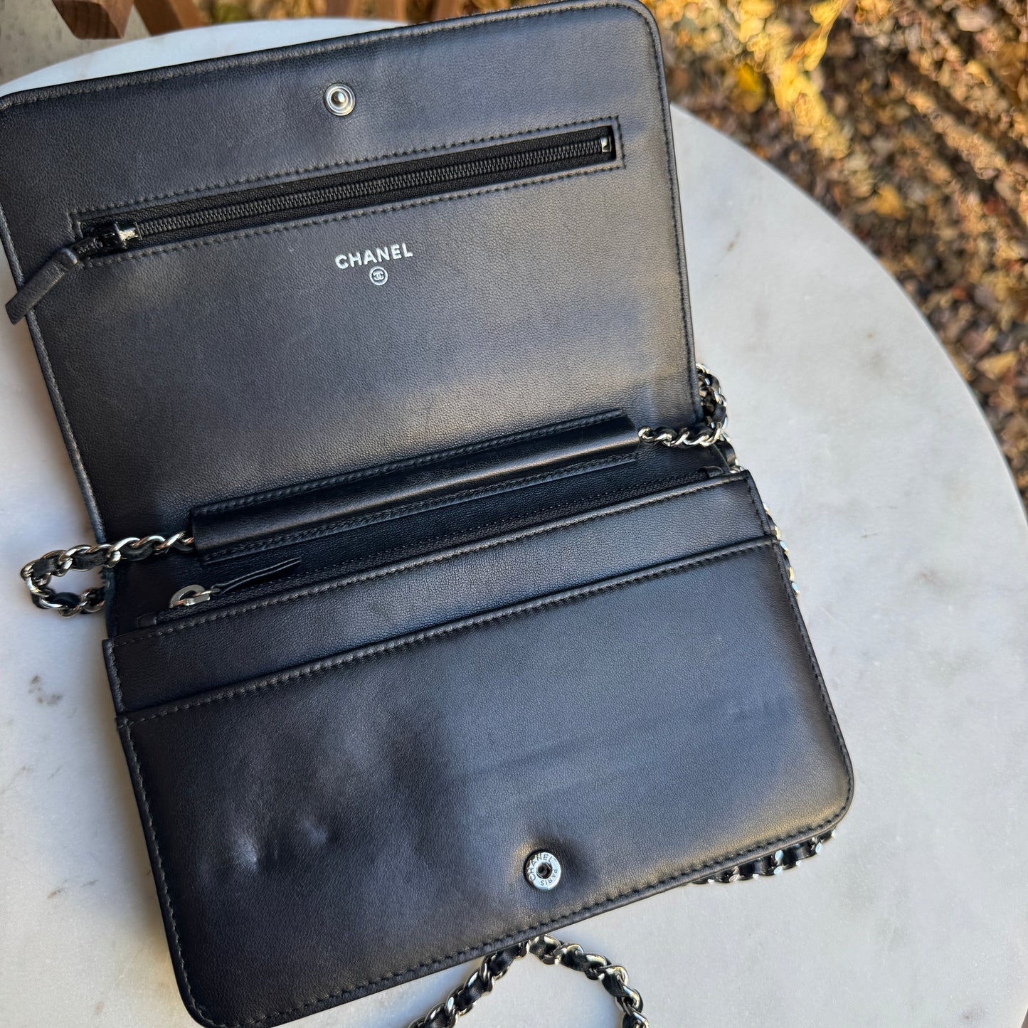 Chanel Fluo Boy Nylon WOC Wallet on Chain Crossbody