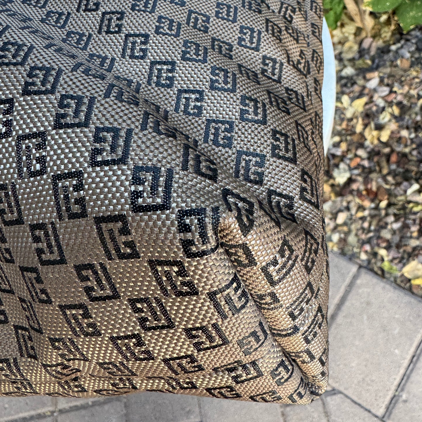 Balmain Monogram Grocery Bag Shopping Tote