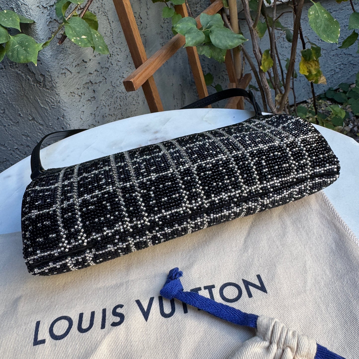 Louis Vuitton Beaded Pochette Tirette Limited Edition Shoulder Bag