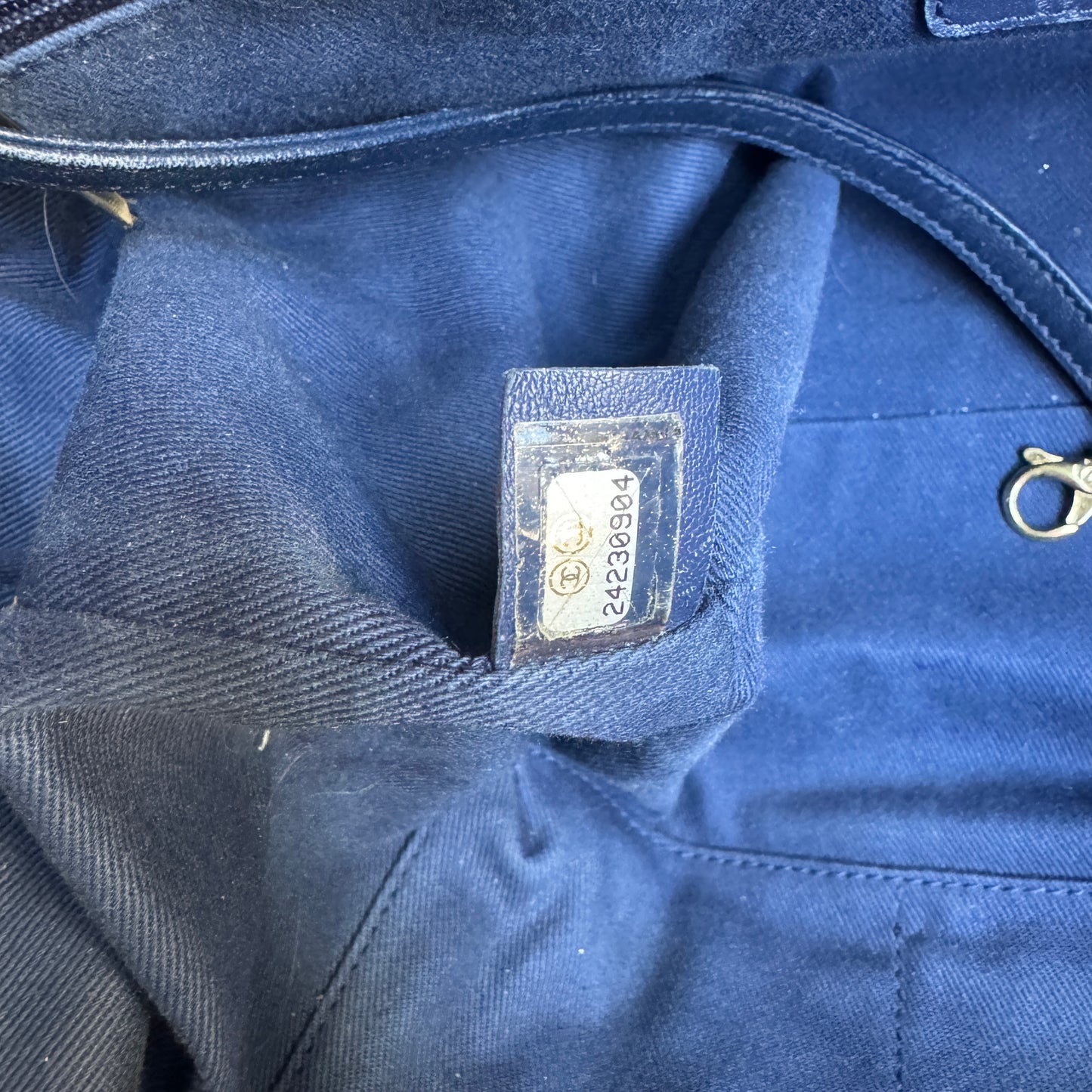 Chanel Calfskin & Caviar Daily Round Tote