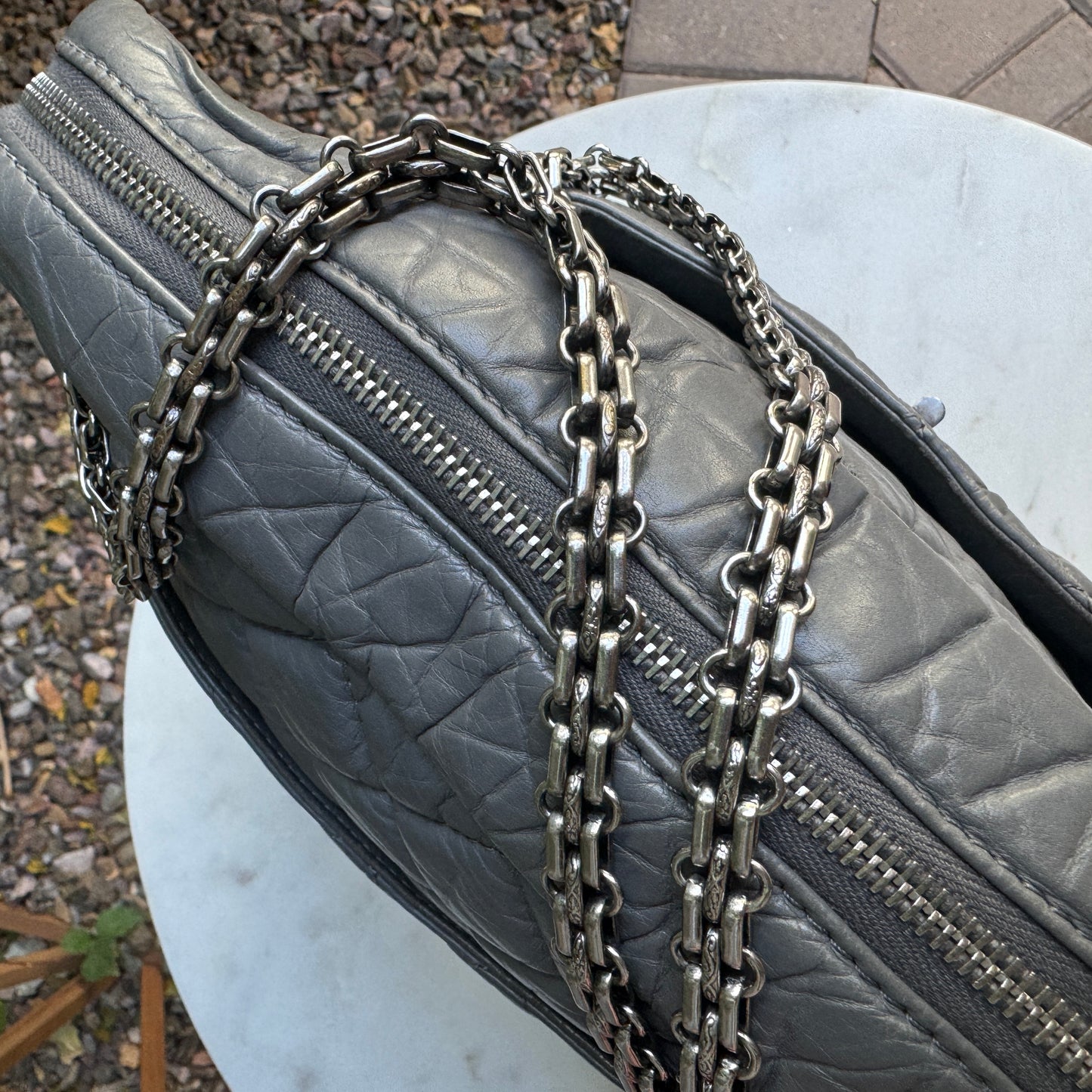 Chanel Quilted Aged Calfskin Large Reissue Camera Bag