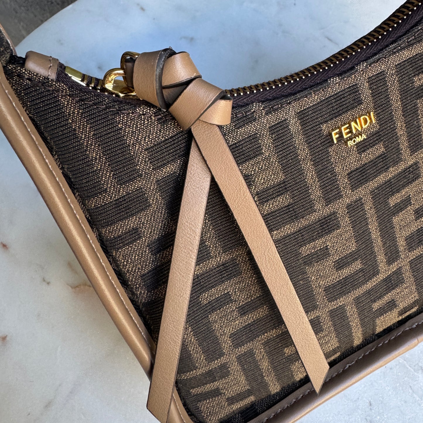 Fendi Mini Fendessense FF Zucca Jacquard Bag