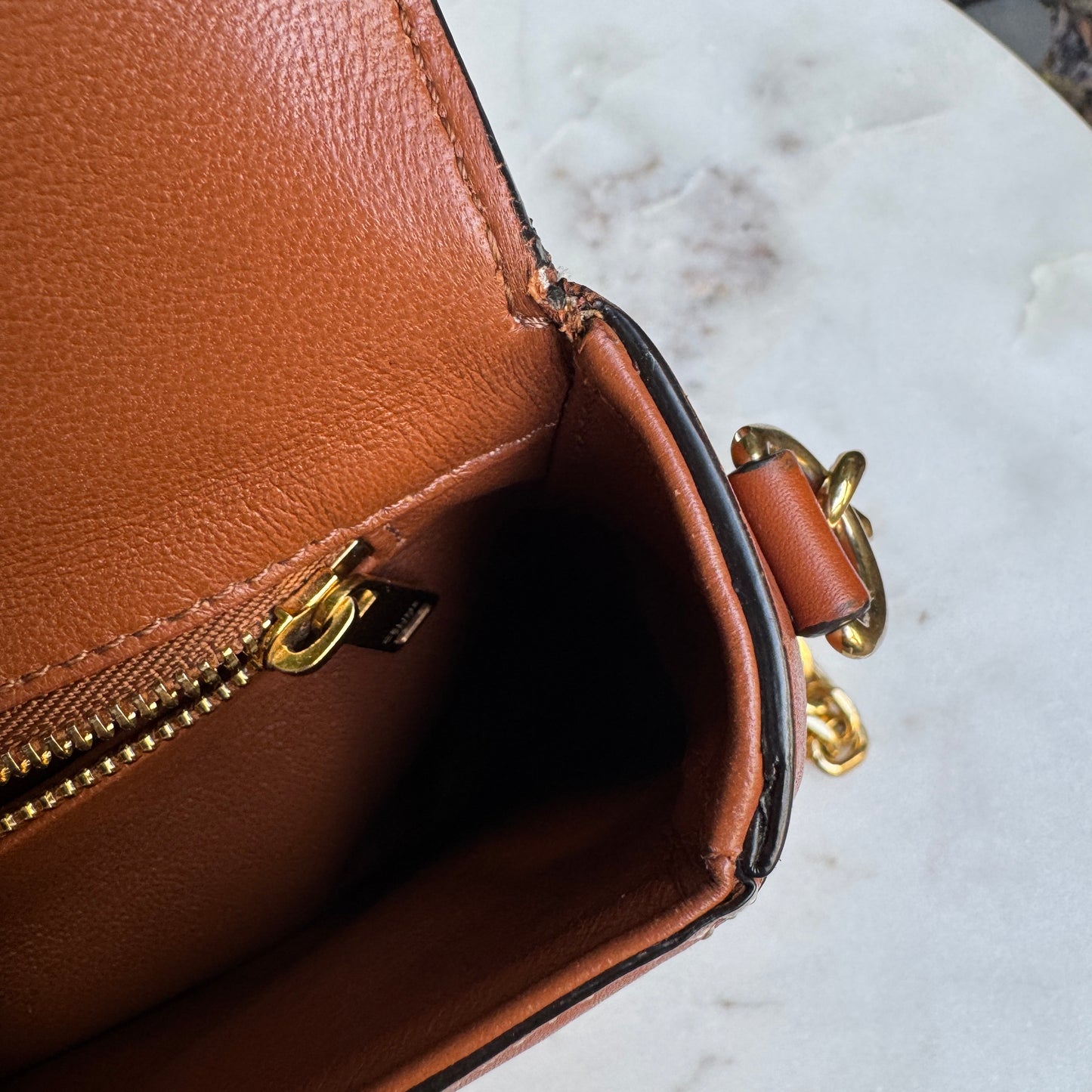 Celine Floral Jacquard Chain Maillon Triomphe