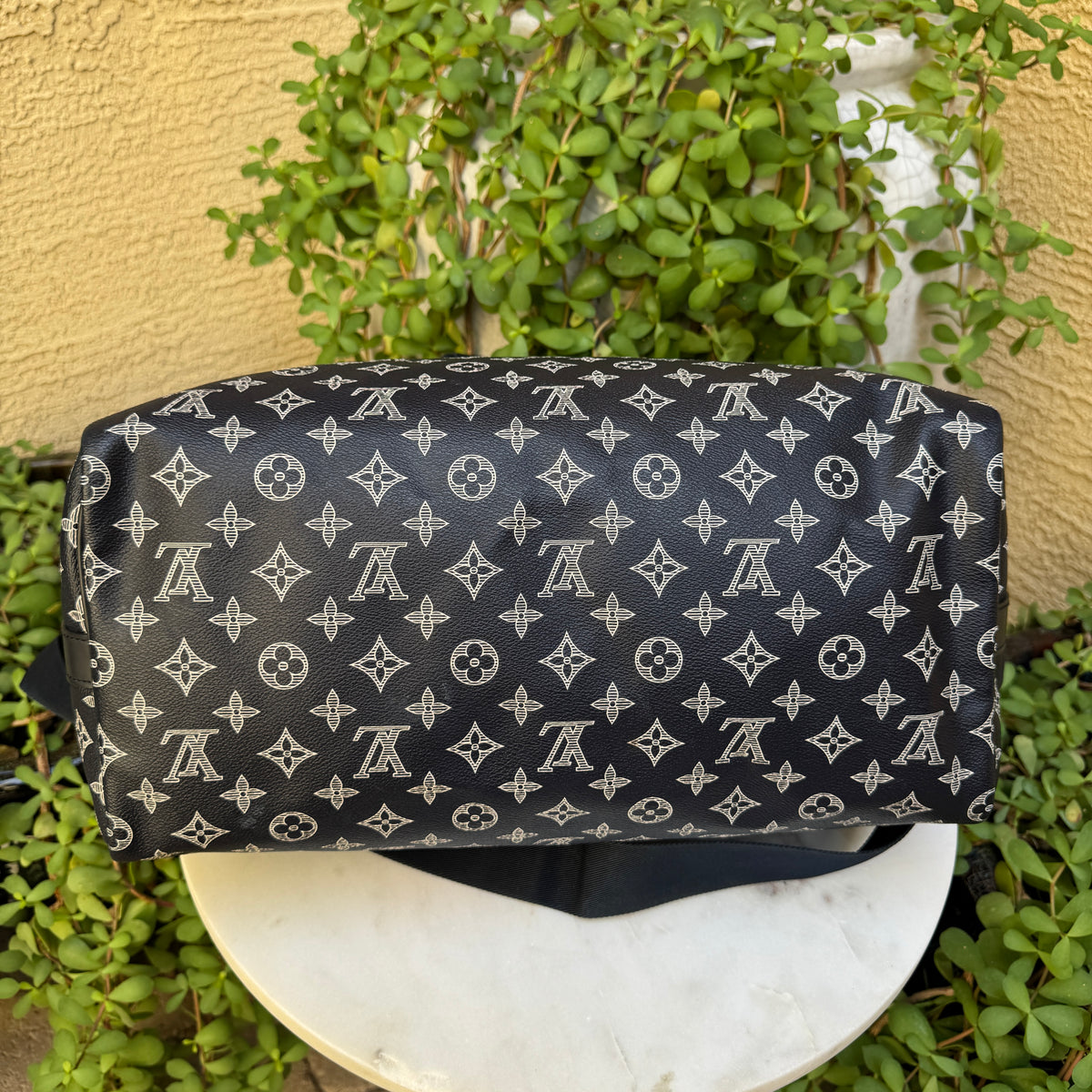 Louis Vuitton Monogram Ink Upside Down Speedy Bandouliere 40