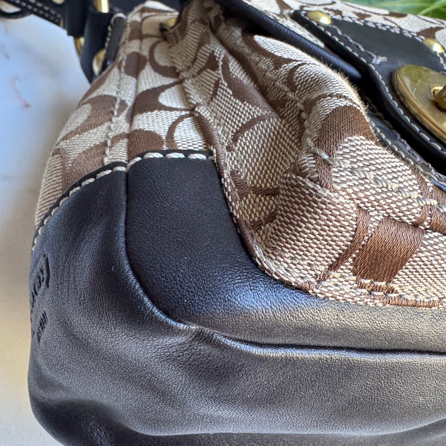 Coach Legacy Signature Shoulder Bag