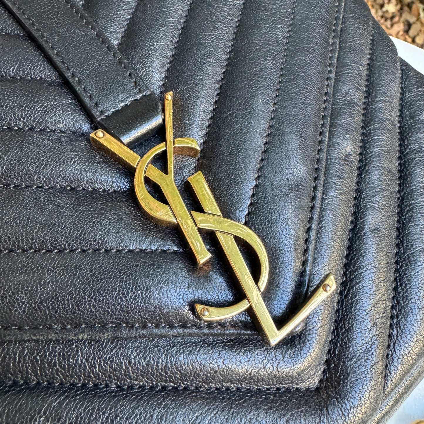 Yves Saint Laurent Matelasse Medium College Crossbody