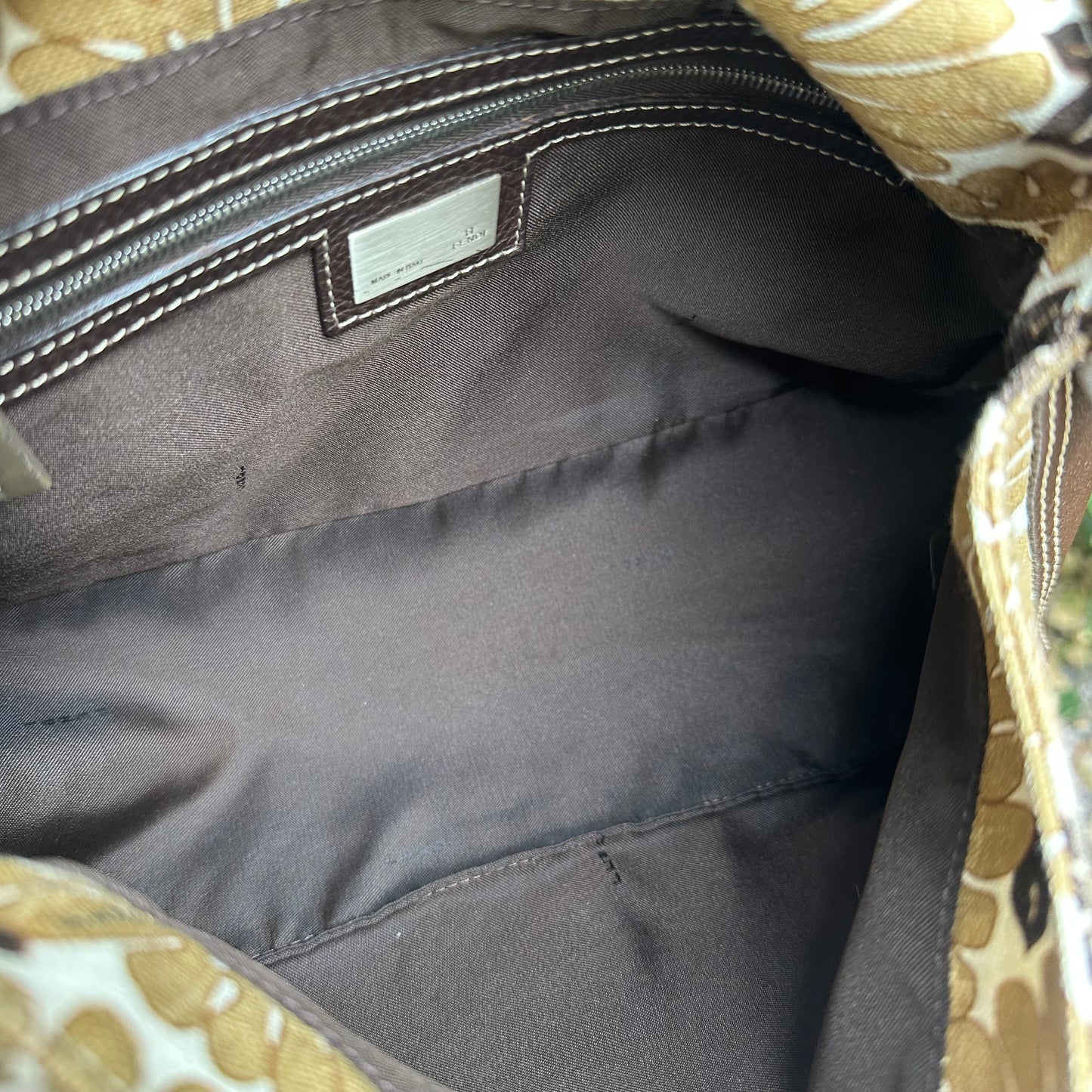 Fendi Floral Mama Baguette Shoulder Bag