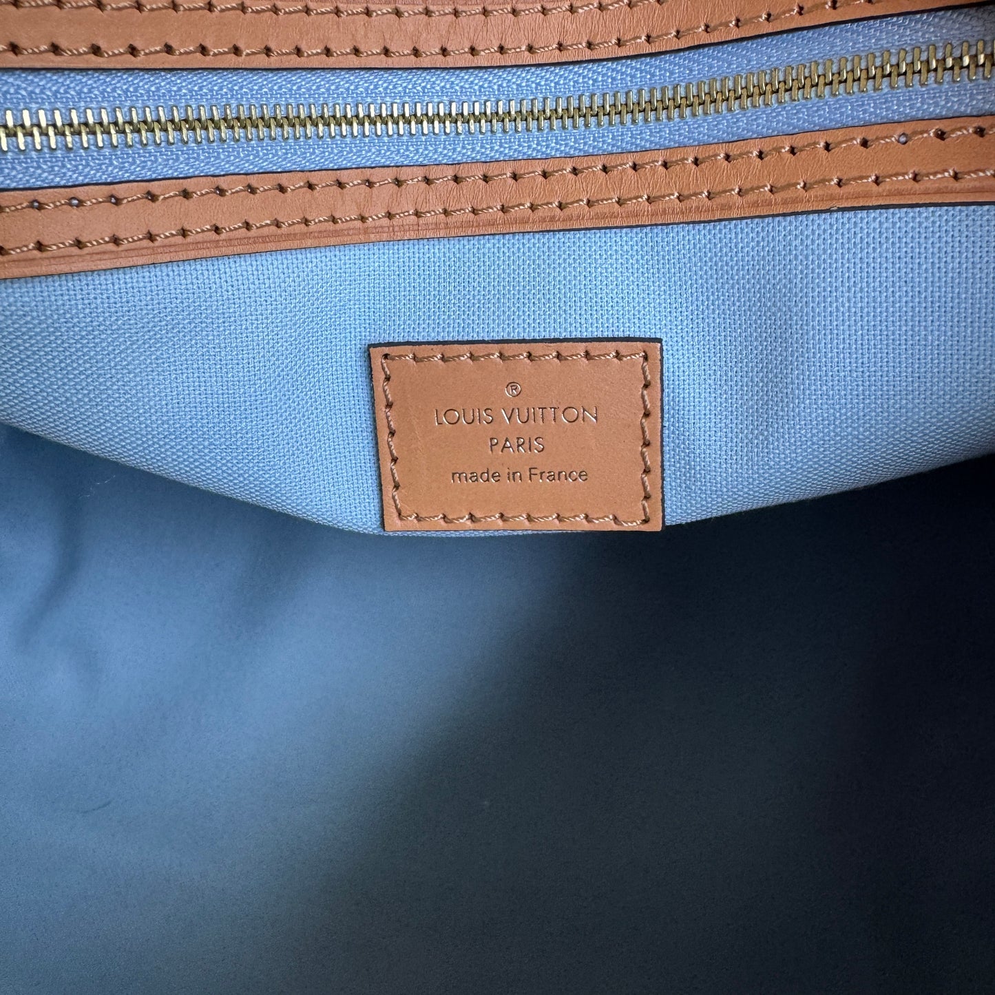 Louis Vuitton Damier Azur Canvas Braided Speedy 30 Bandouliere