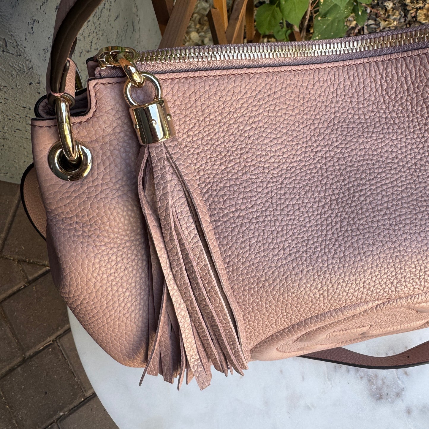 Gucci Soho Convertible Large Leather Hobo