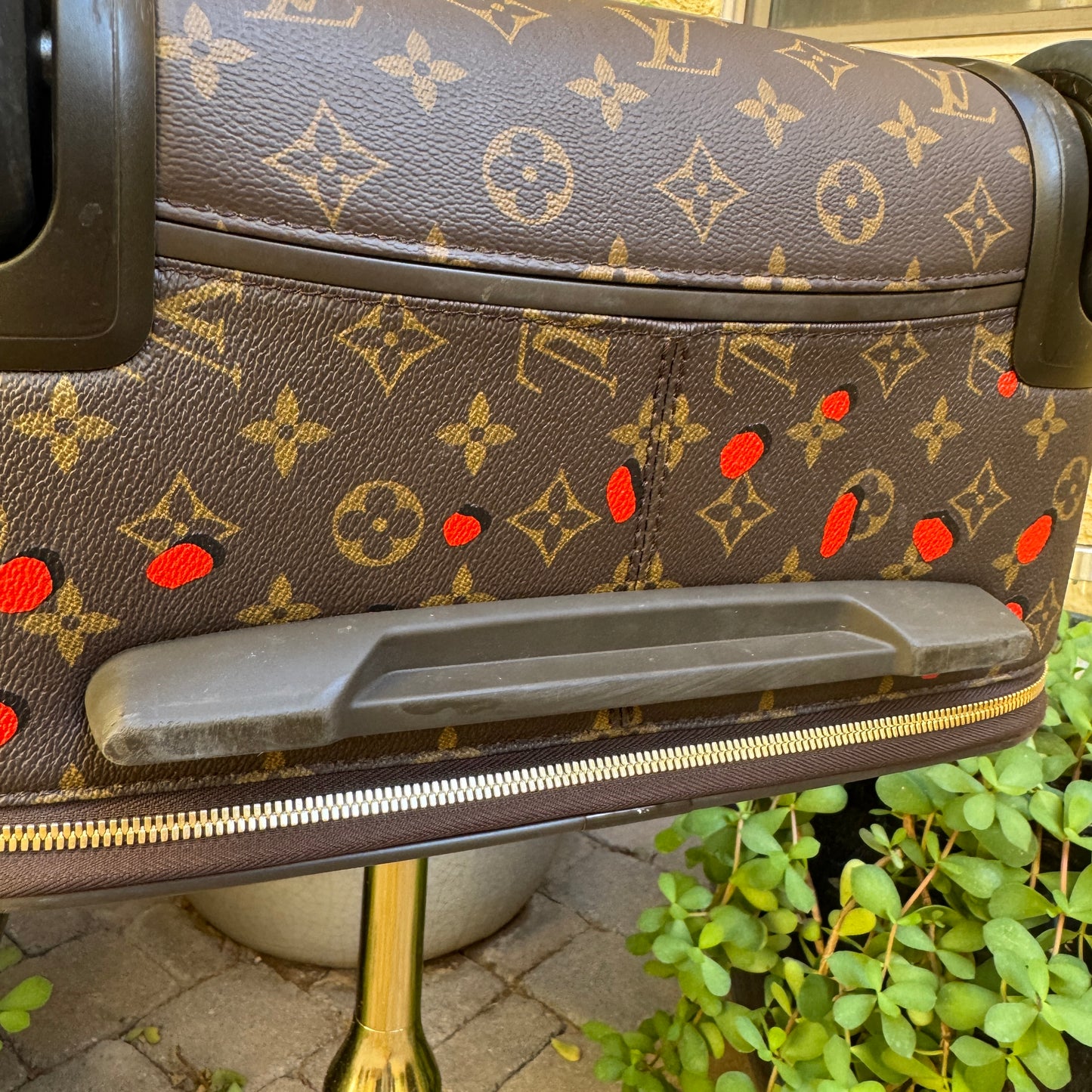 Louis Vuitton Monogram Jungle Dots Pégase Légère 55 Suitcase