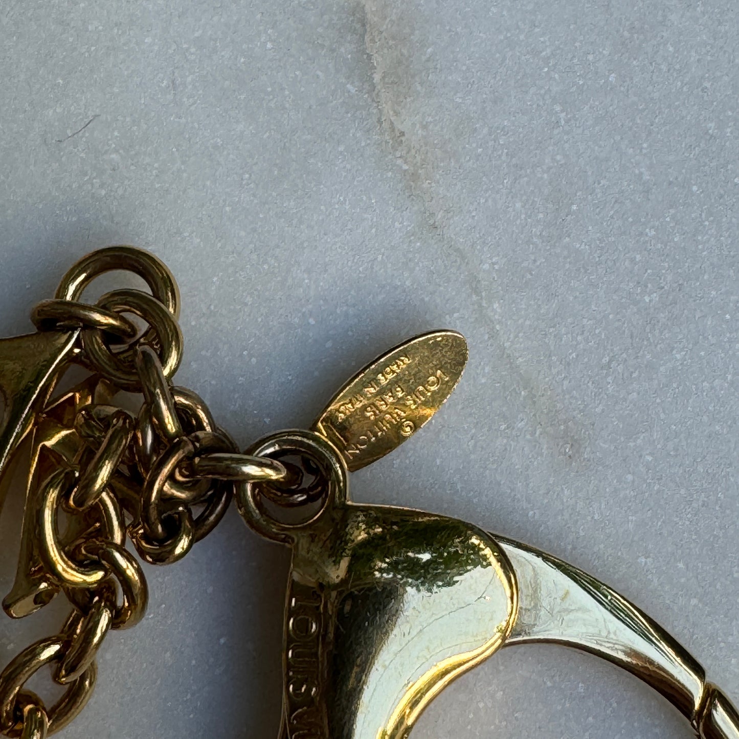 Louis Vuitton Ivy Gold Flower Bag Charm