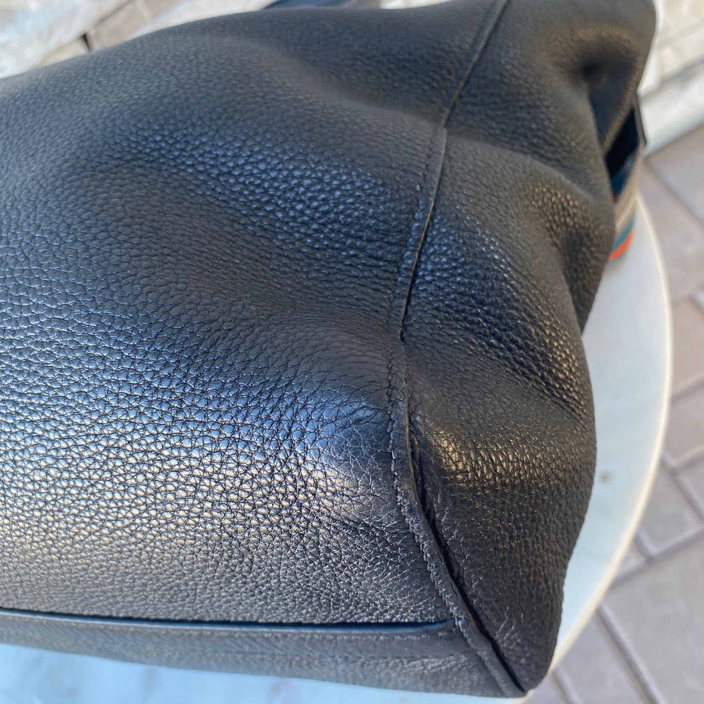 Prada Vitello Daino Shopping Tote