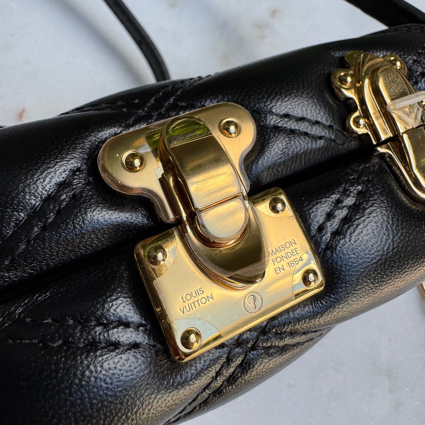 Louis Vuitton Quilted Leather Vanity Case Trunk PM