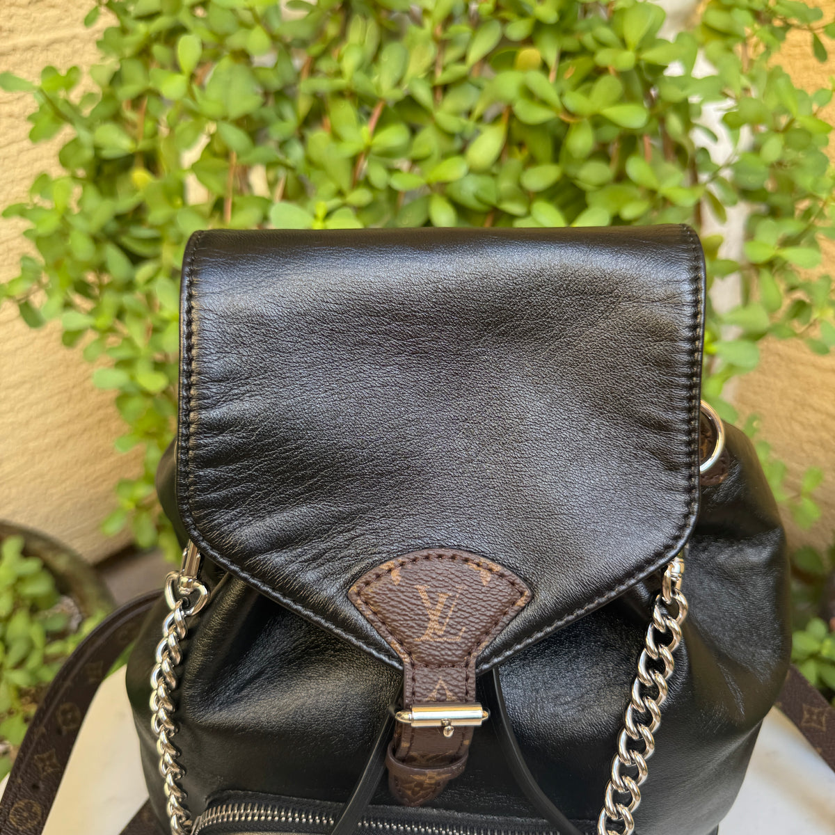 Louis Vuitton Lambskin Montsouris Vibe PM Backpack