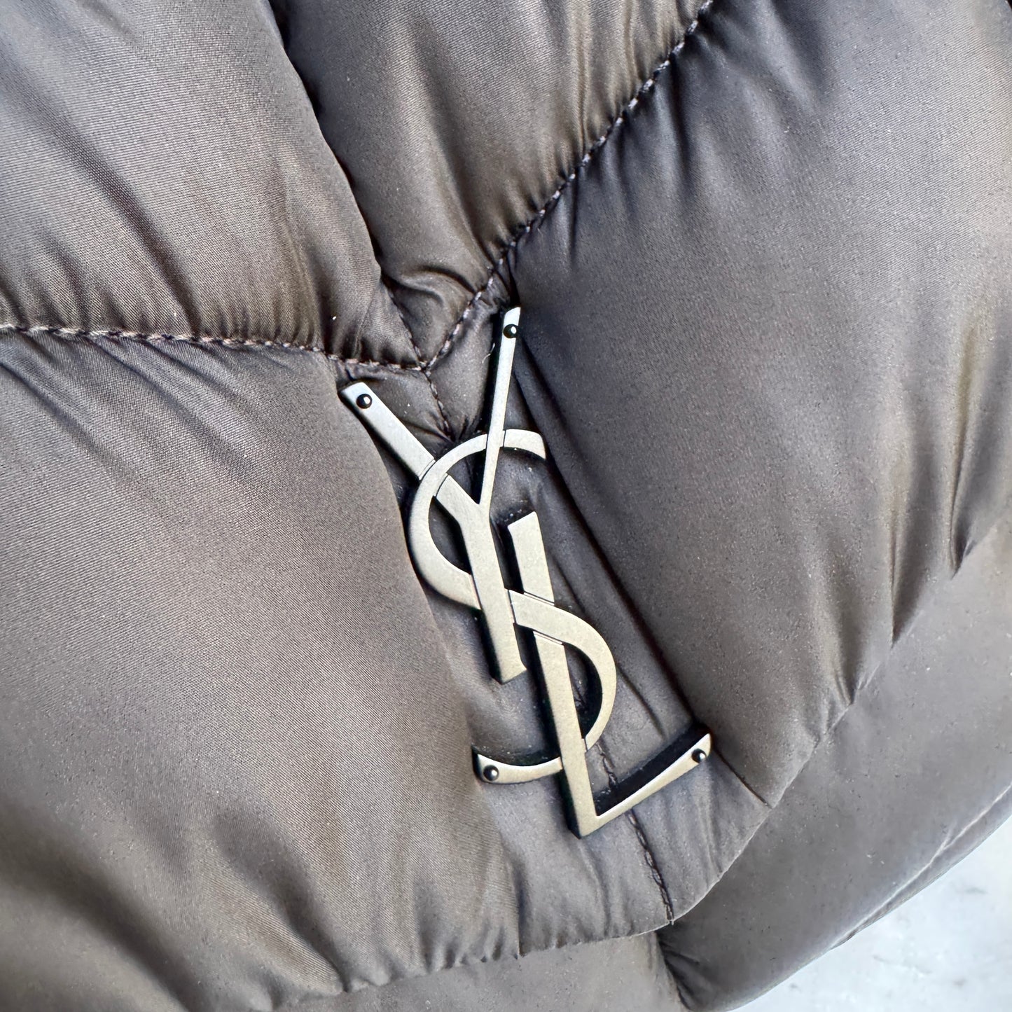 Saint Laurent Loulou Nylon Puffer Shoulder Bag