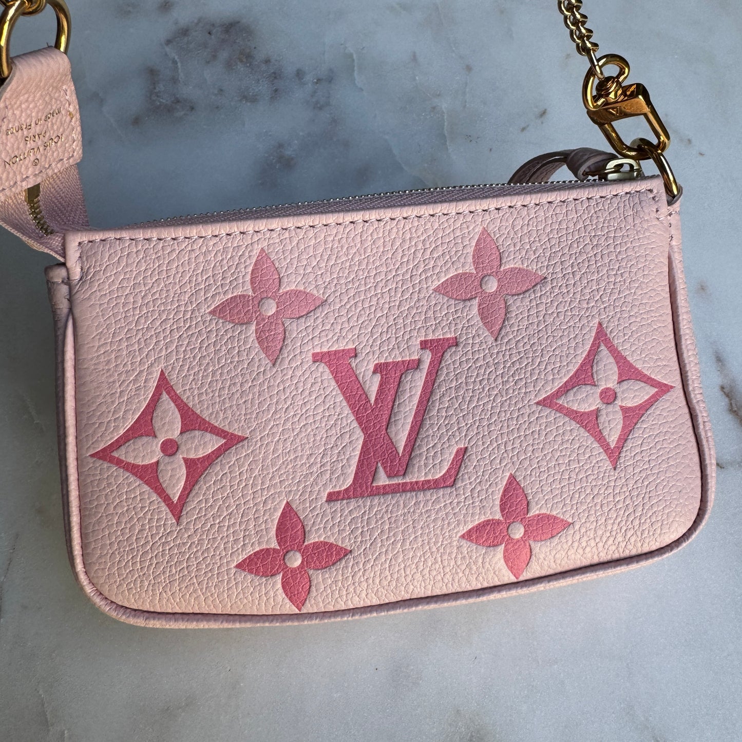 Louis Vuitton By The Pool Monogram Empreinte Giant Mini Pochette Accessoires