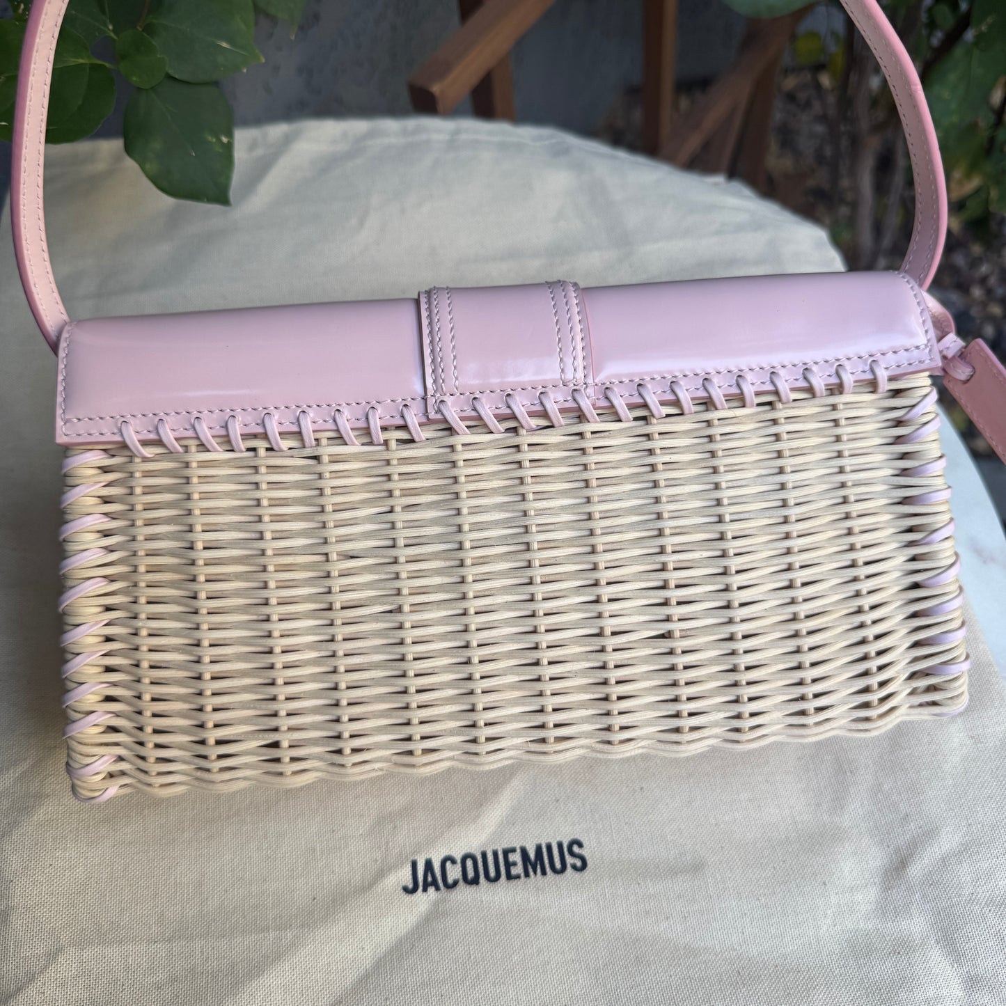 Jacquemus Le Bambino Long Osier Shoulder Bag