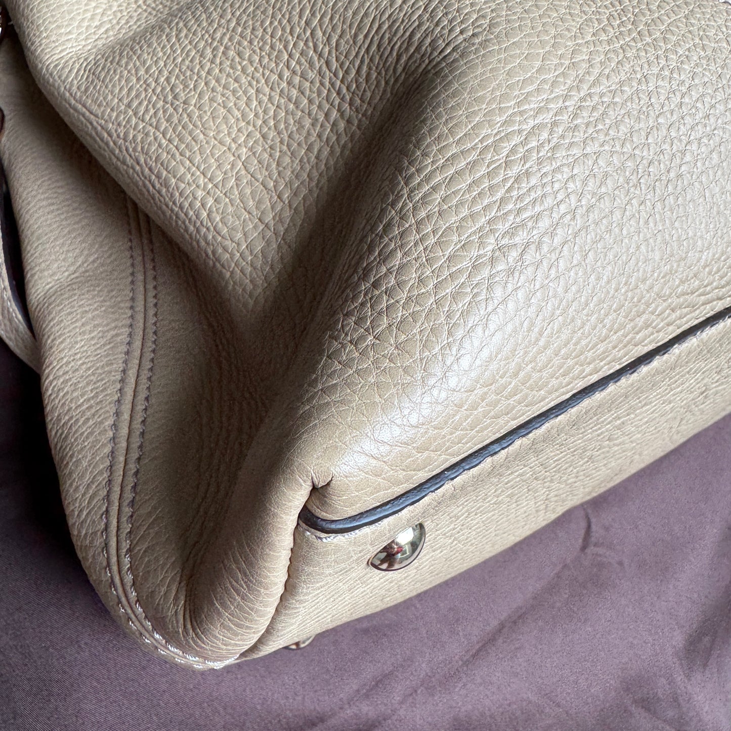 Gucci Soho Leather Convertible Shoulder Bag Tote