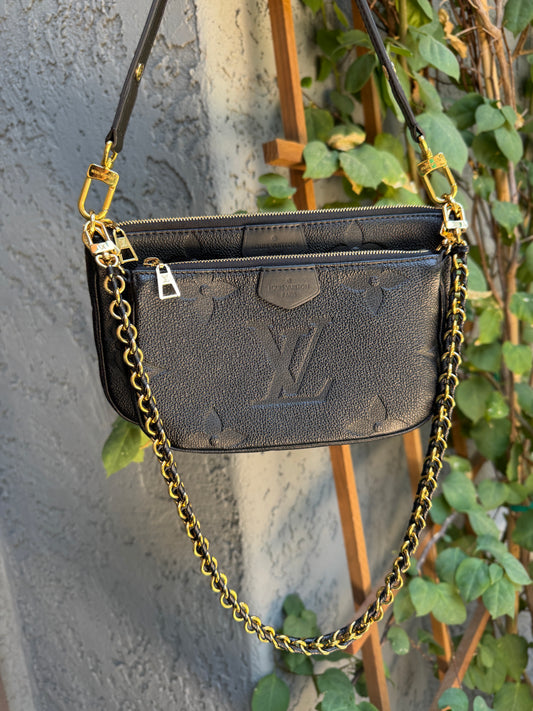 Louis Vuitton Multi Pochette Empreinte Crossbody