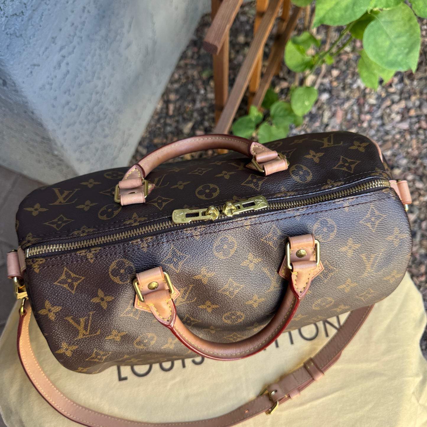Louis Vuitton Monogram Speedy Bandouliere 30 Shoulder Bag
