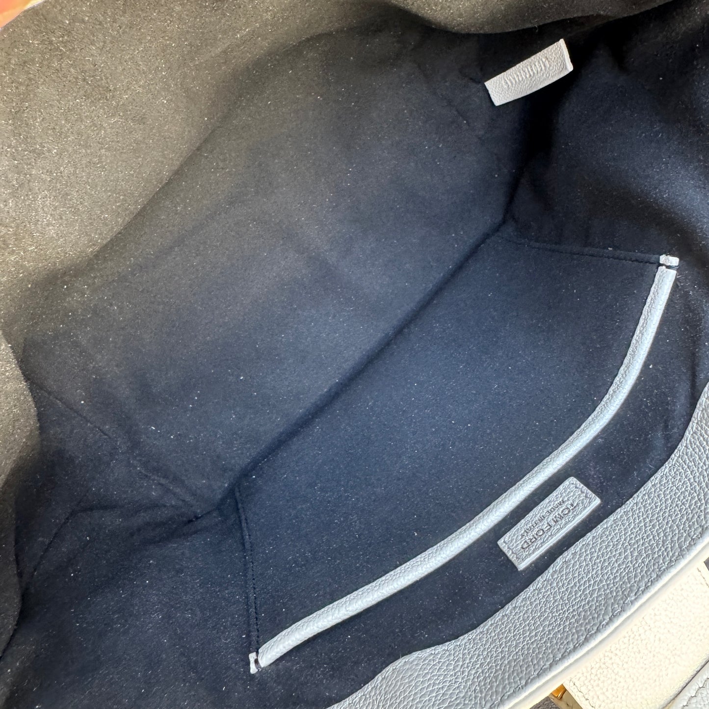 Tom Ford Grained Calfskin Mini TF East West Crossbody Tote