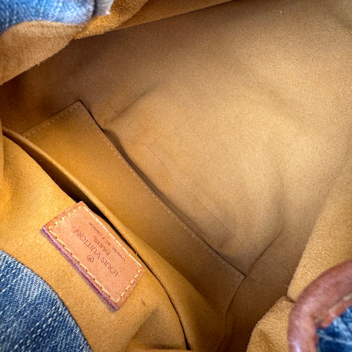 Louis Vuitton Monogram Denim Pleaty Bag