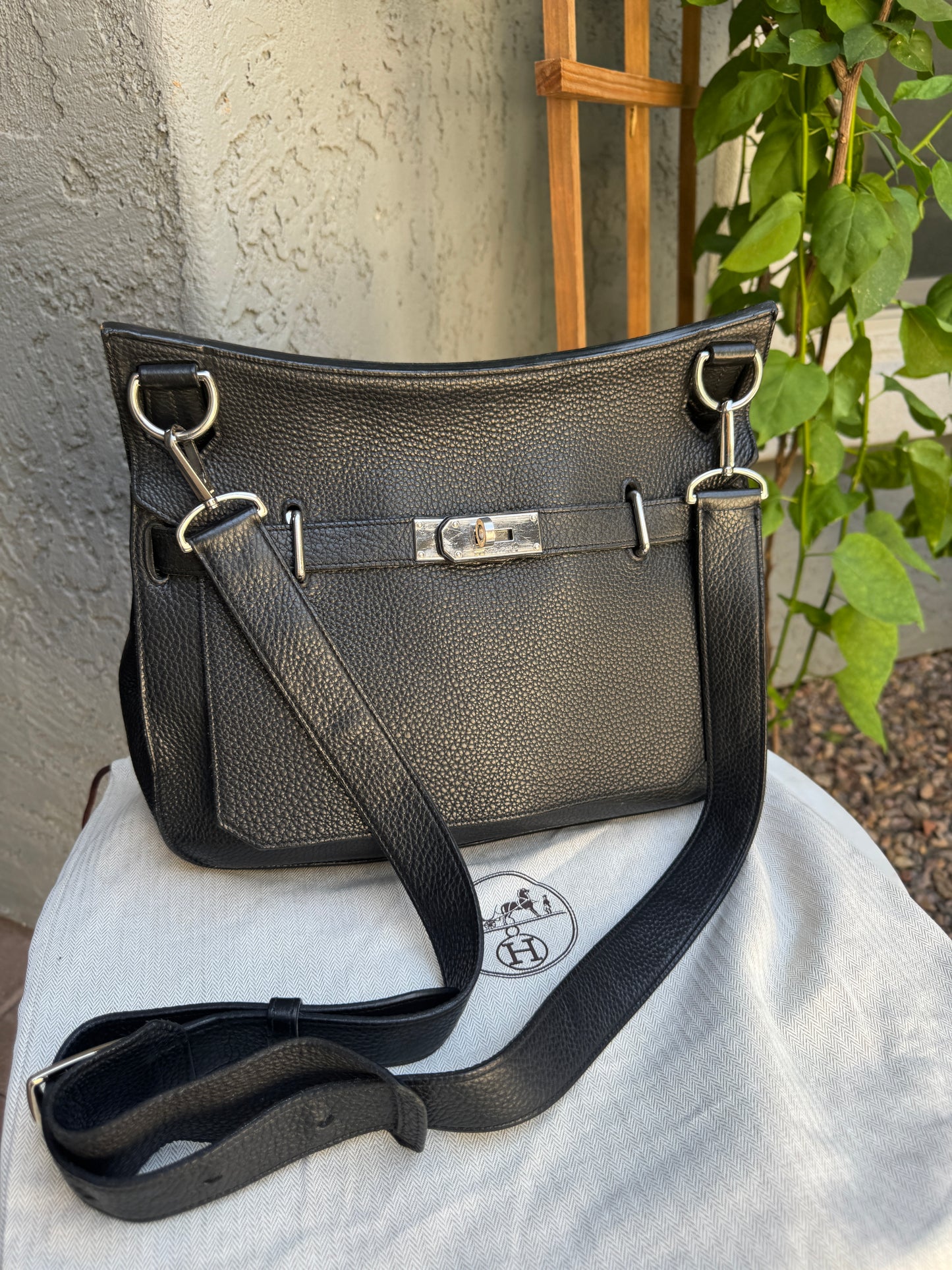 Hermès Togo Leather Jypsiere 34