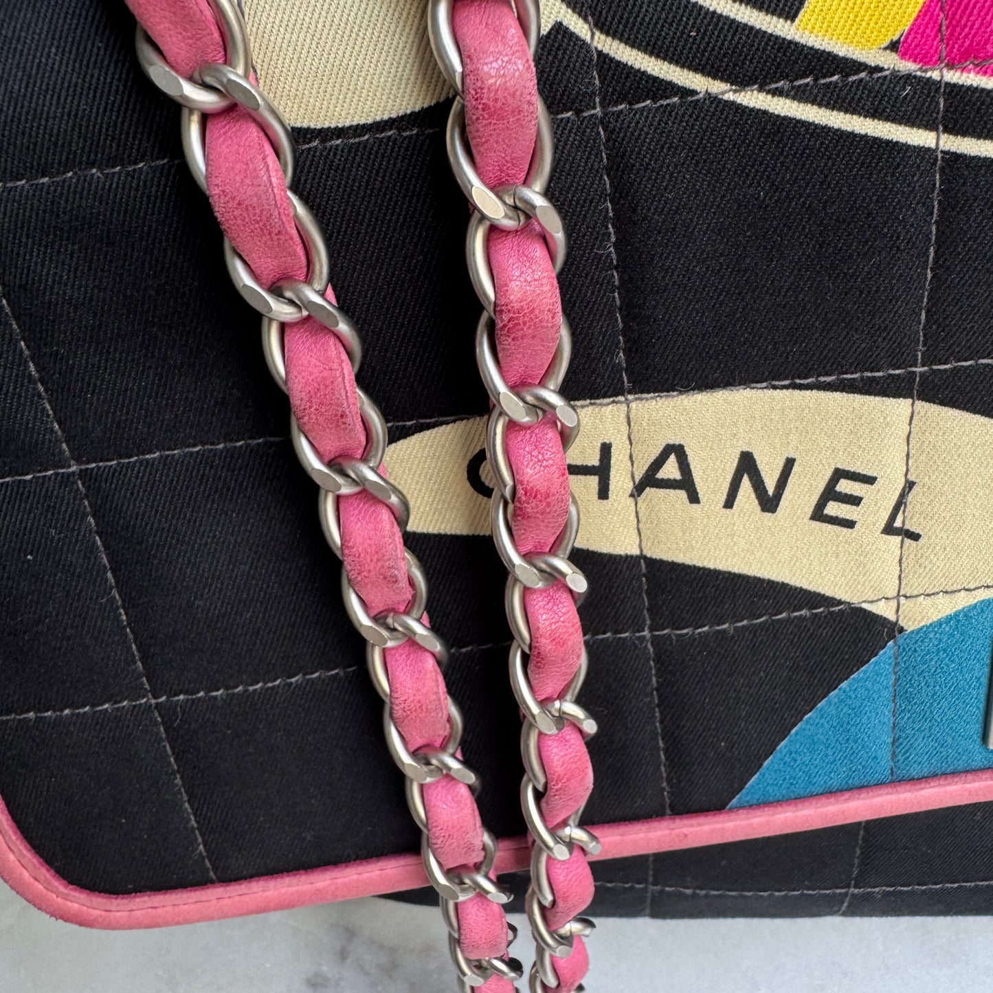 Chanel Vintage Reissue Single Flap Quilted Chocolate Bar Shoulder Bag